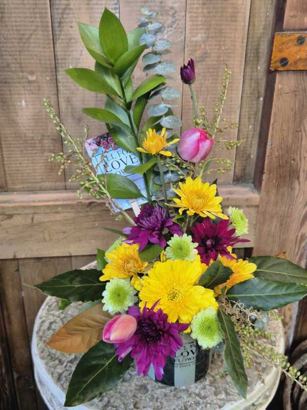 Flowers delivered to customer