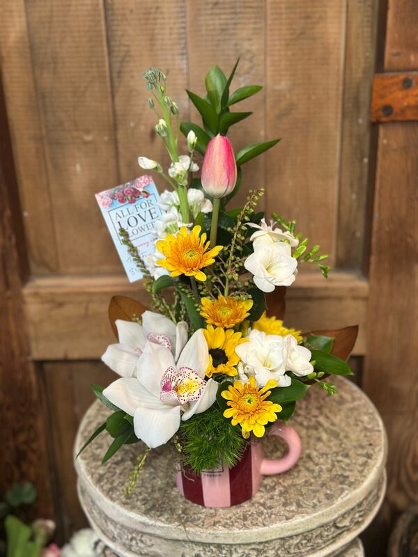 Flowers delivered to customer