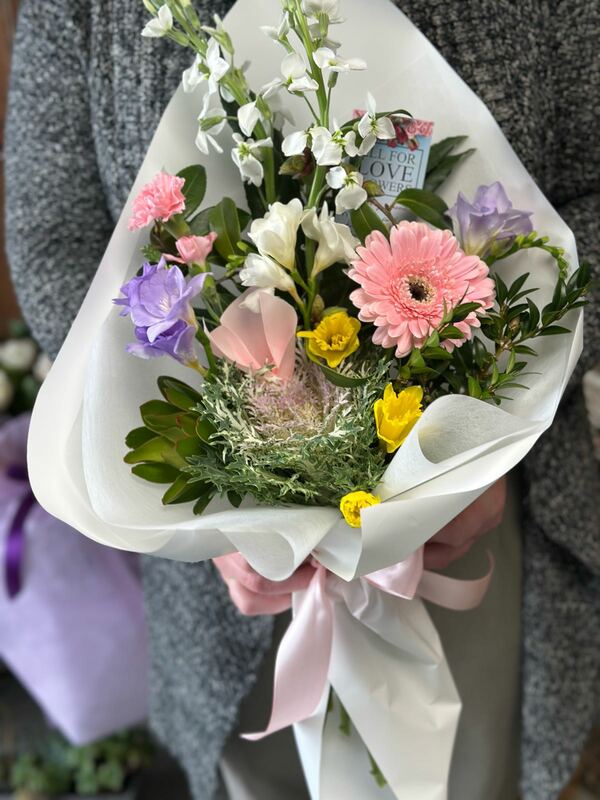 Flowers delivered to customer