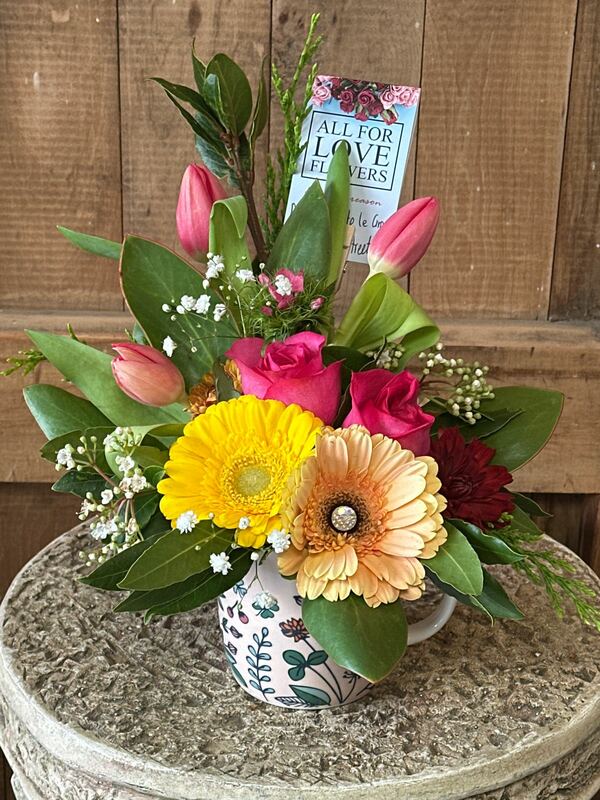 Flowers delivered to customer