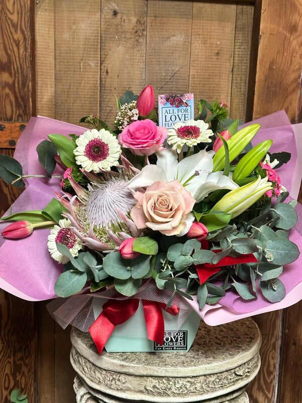 Flowers delivered to customer