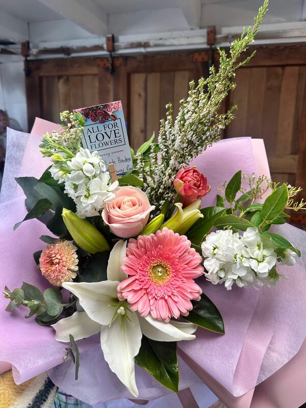 Flowers delivered to customer