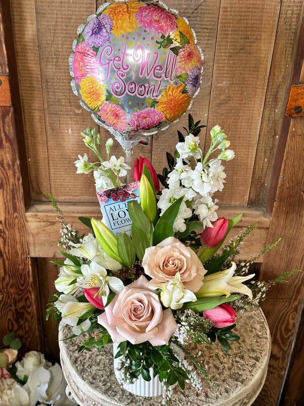 Flowers delivered to customer