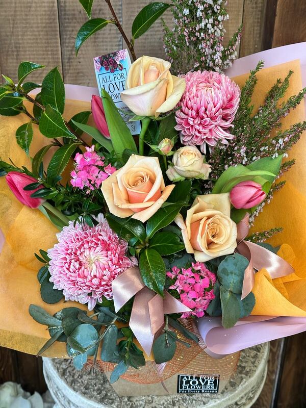 Flowers delivered to customer