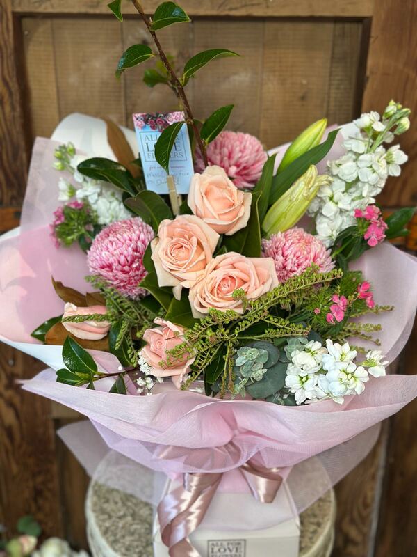 Flowers delivered to customer