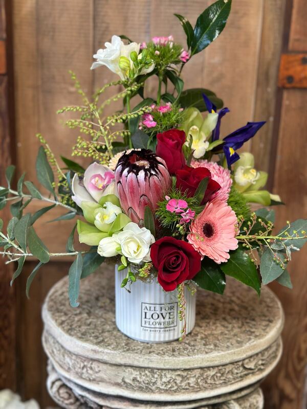 Flowers delivered to customer