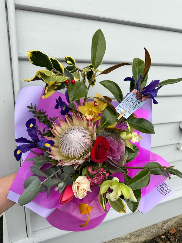 Flowers delivered to customer
