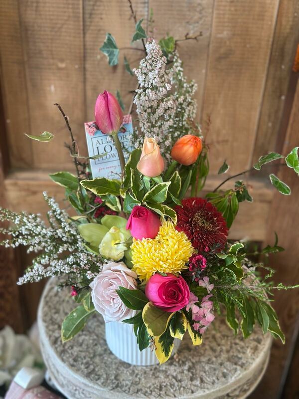 Flowers delivered to customer