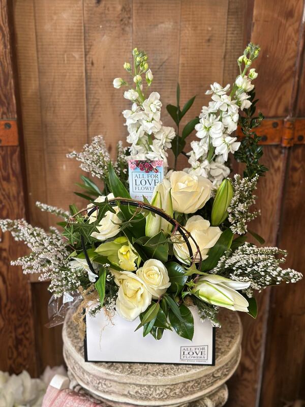 Flowers delivered to customer