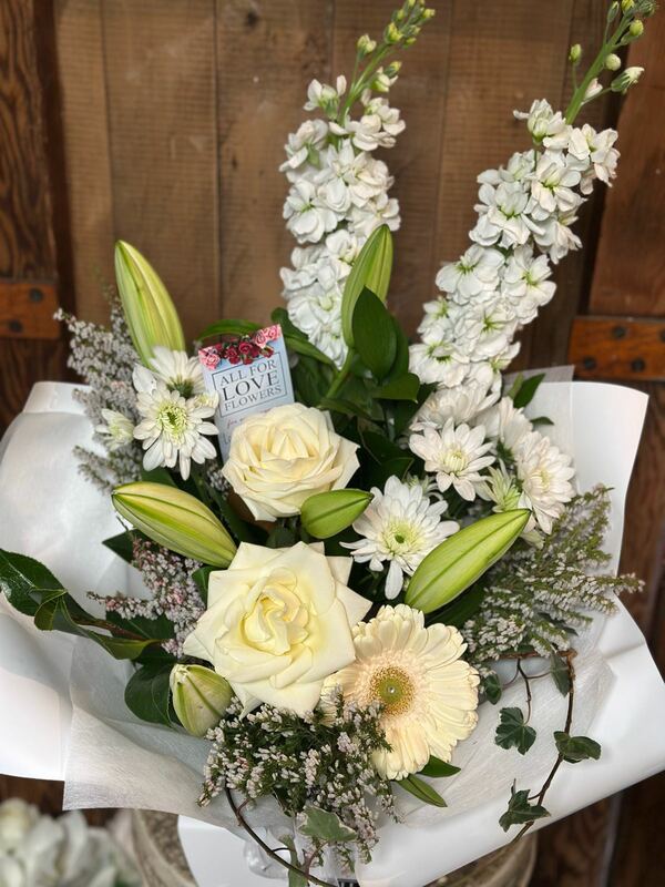 Flowers delivered to customer