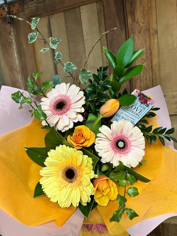Flowers delivered to customer