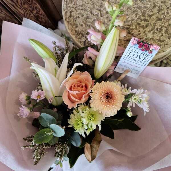 Flowers delivered to customer
