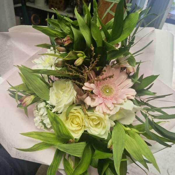 Flowers delivered to customer