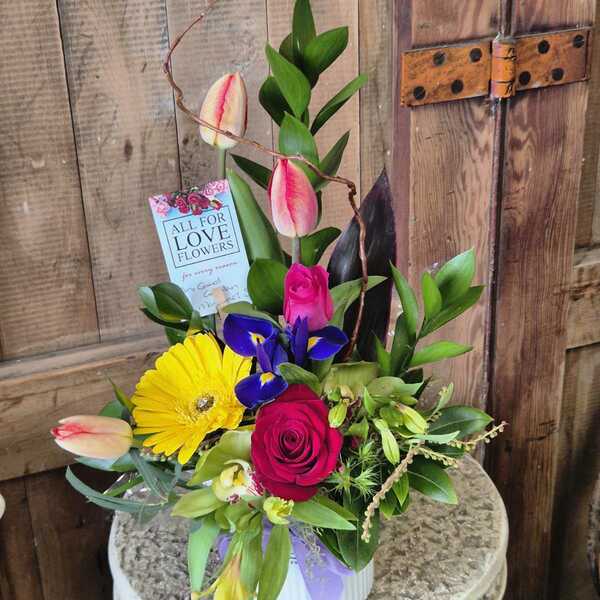 Flowers delivered to customer