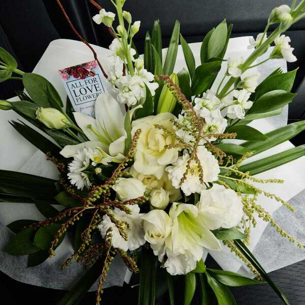 Flowers delivered to customer