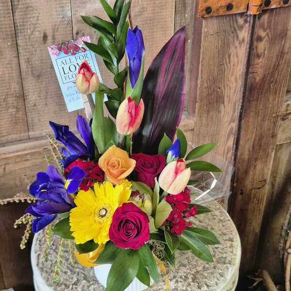 Flowers delivered to customer