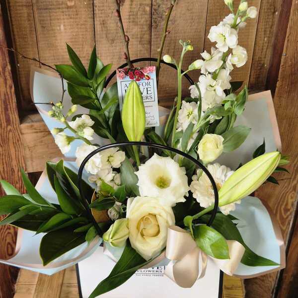 Flowers delivered to customer
