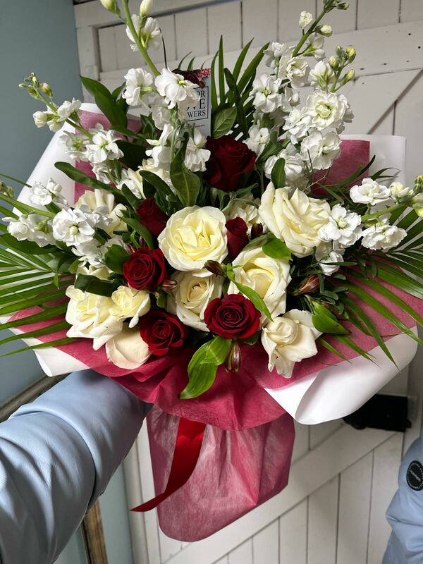 Flowers delivered to customer