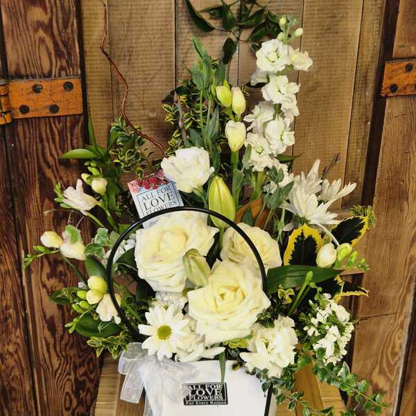 Flowers delivered to customer