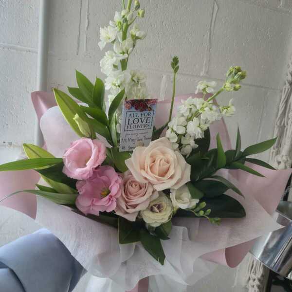 Flowers delivered to customer