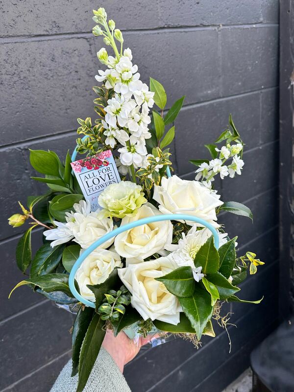 Flowers delivered to customer