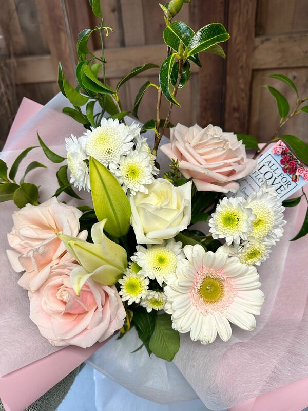 Flowers delivered to customer