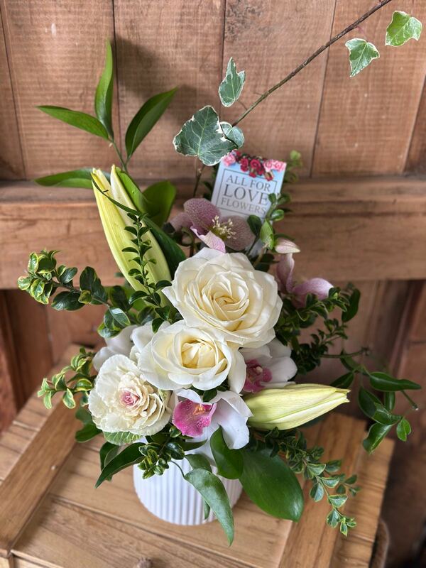 Flowers delivered to customer