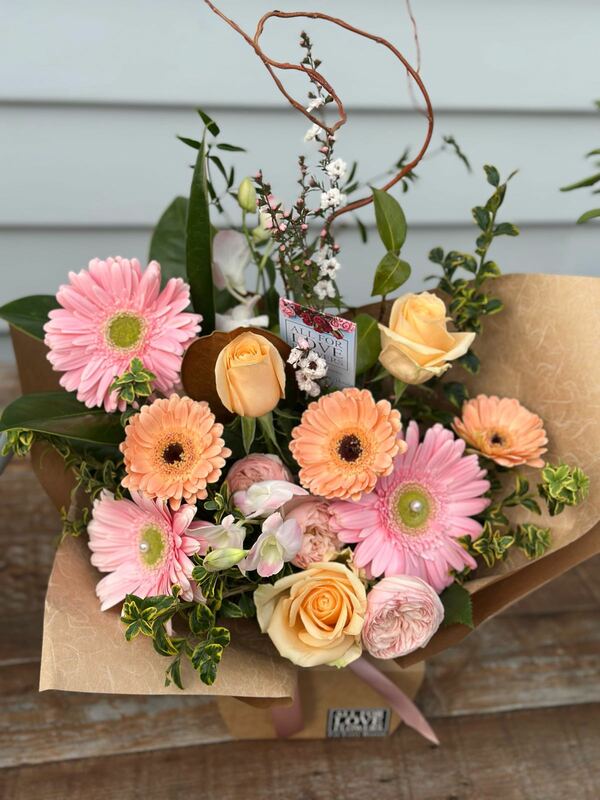 Flowers delivered to customer