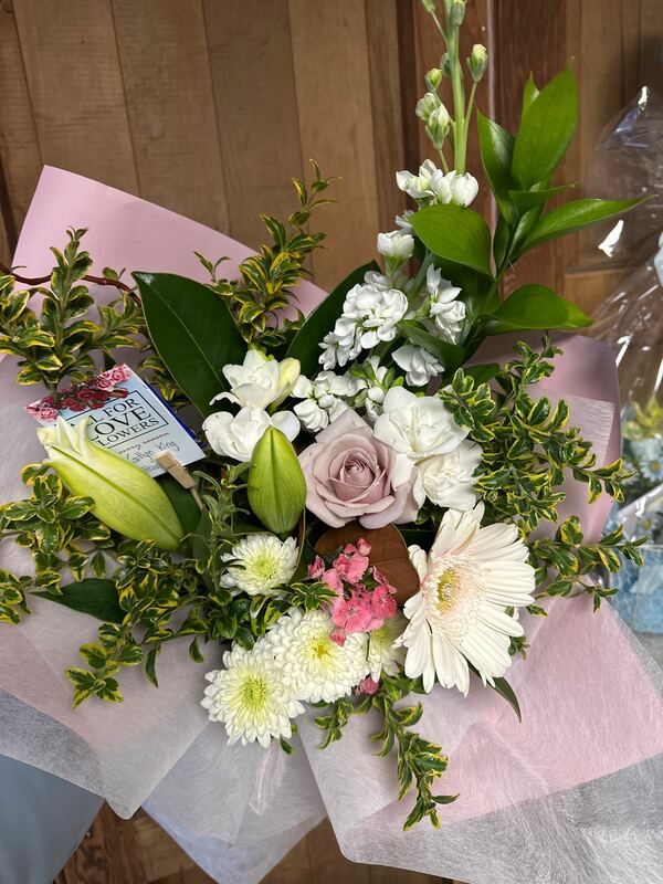 Flowers delivered to customer