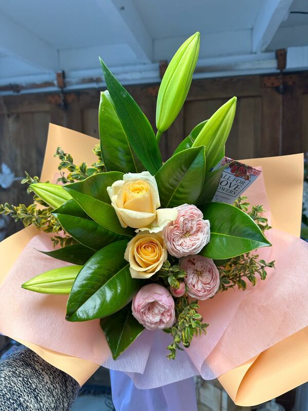 Flowers delivered to customer