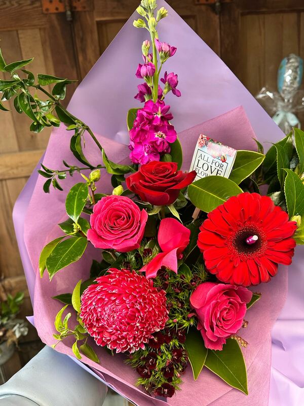Flowers delivered to customer