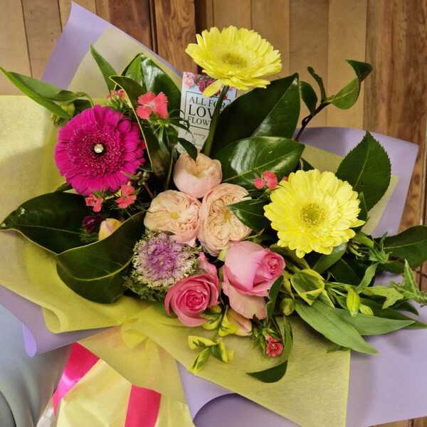 Flowers delivered to customer