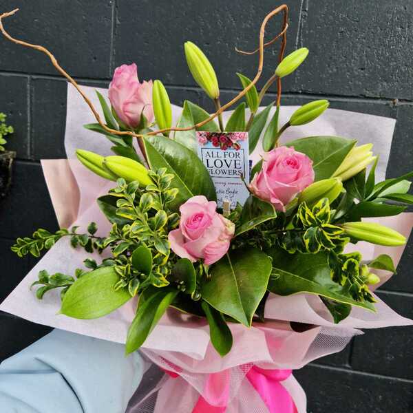 Flowers delivered to customer