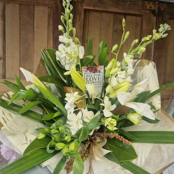 Flowers delivered to customer