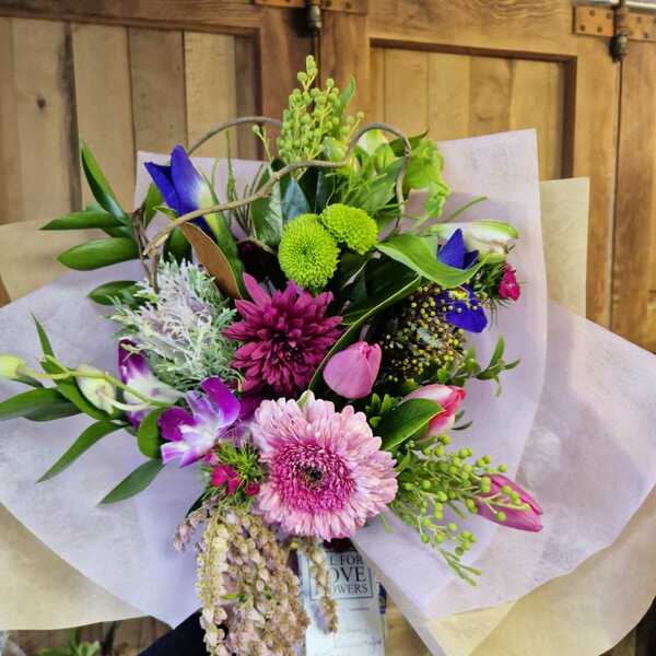 Flowers delivered to customer
