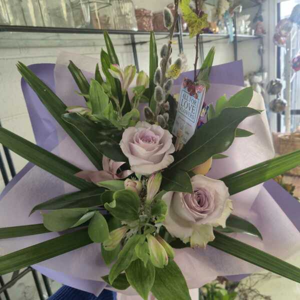 Flowers delivered to customer
