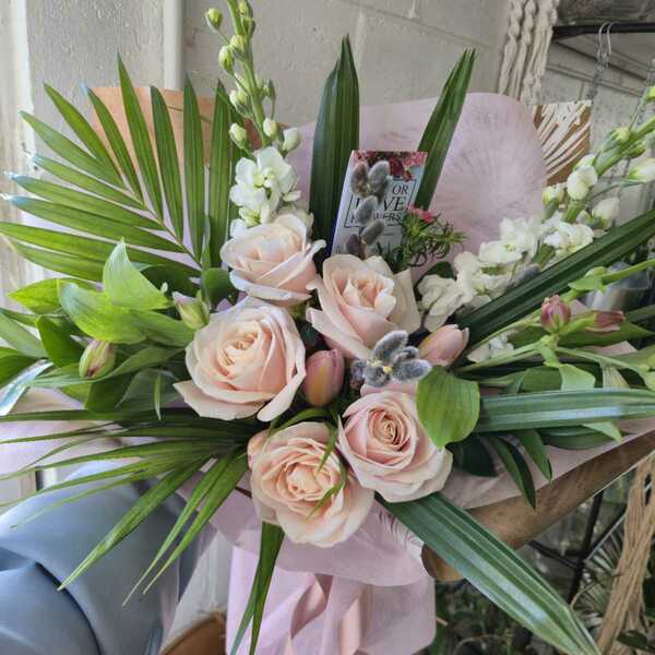 Flowers delivered to customer