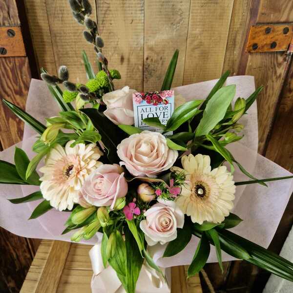 Flowers delivered to customer