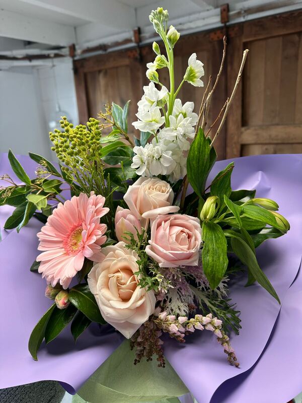Flowers delivered to customer