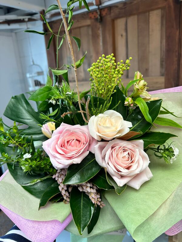 Flowers delivered to customer