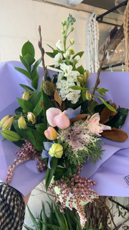 Flowers delivered to customer
