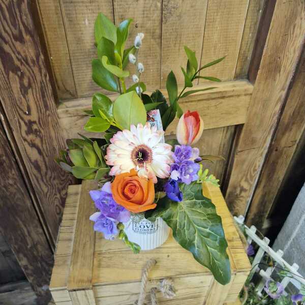 Flowers delivered to customer