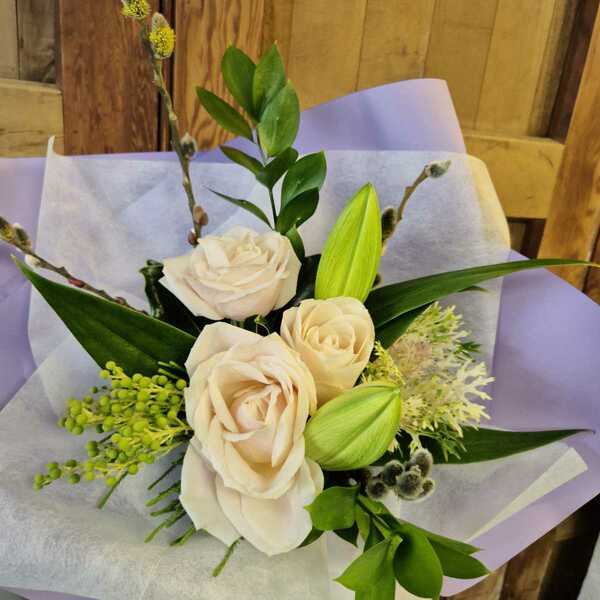 Flowers delivered to customer