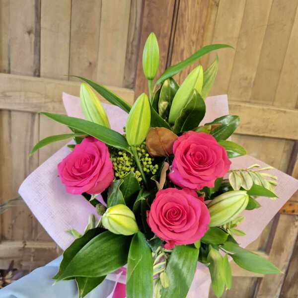 Flowers delivered to customer