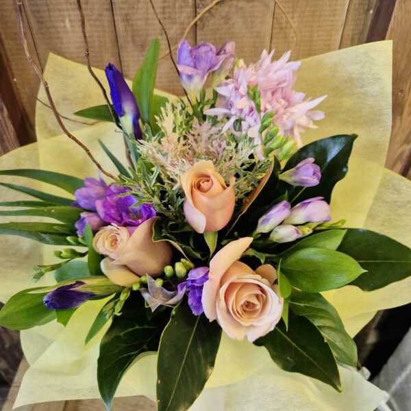 Flowers delivered to customer