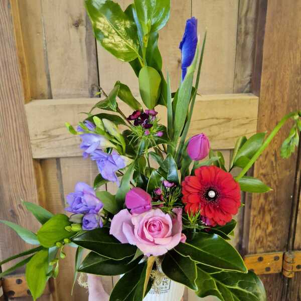 Flowers delivered to customer