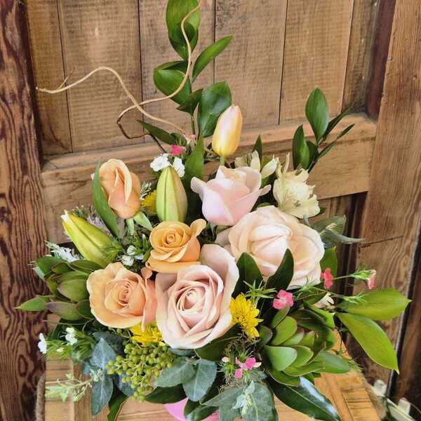 Flowers delivered to customer