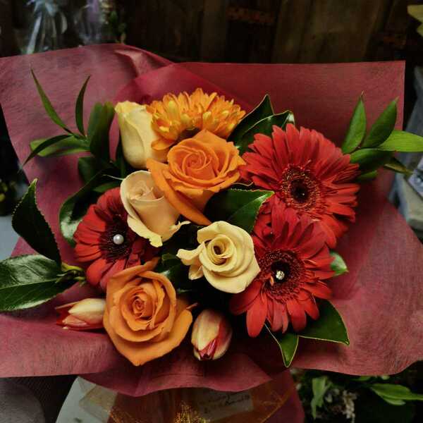 Flowers delivered to customer