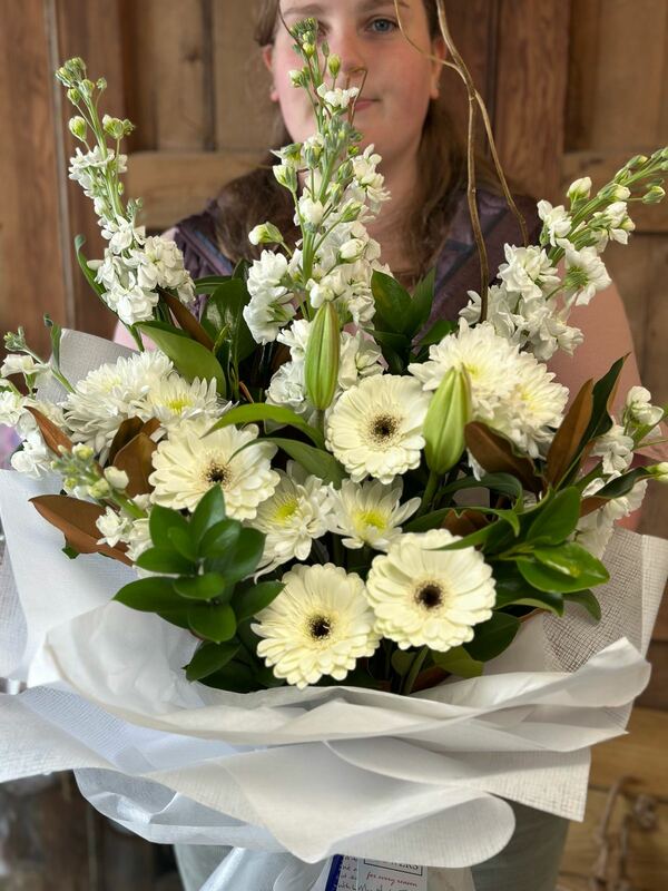 Flowers delivered to customer