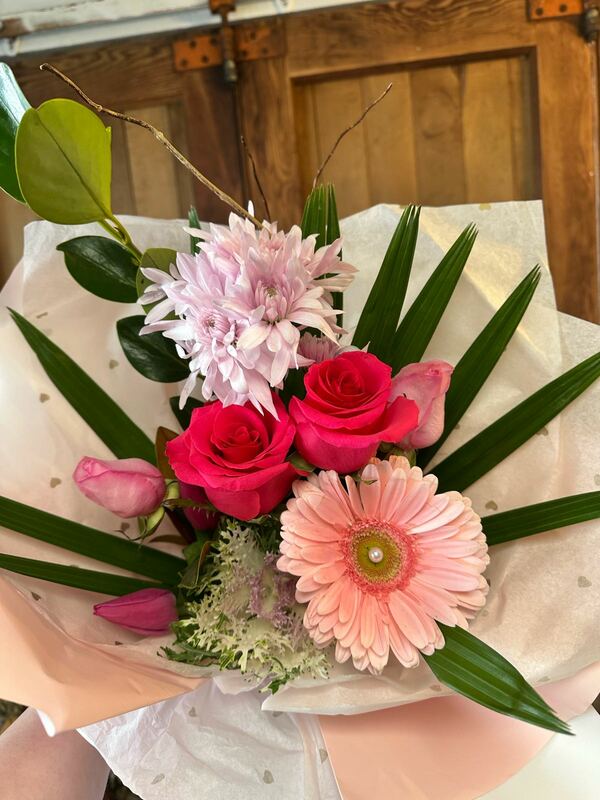Flowers delivered to customer